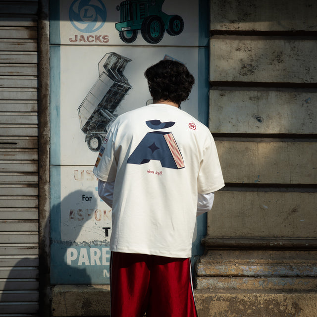 Padmini Matchbox Racer T-shirt in Off-White