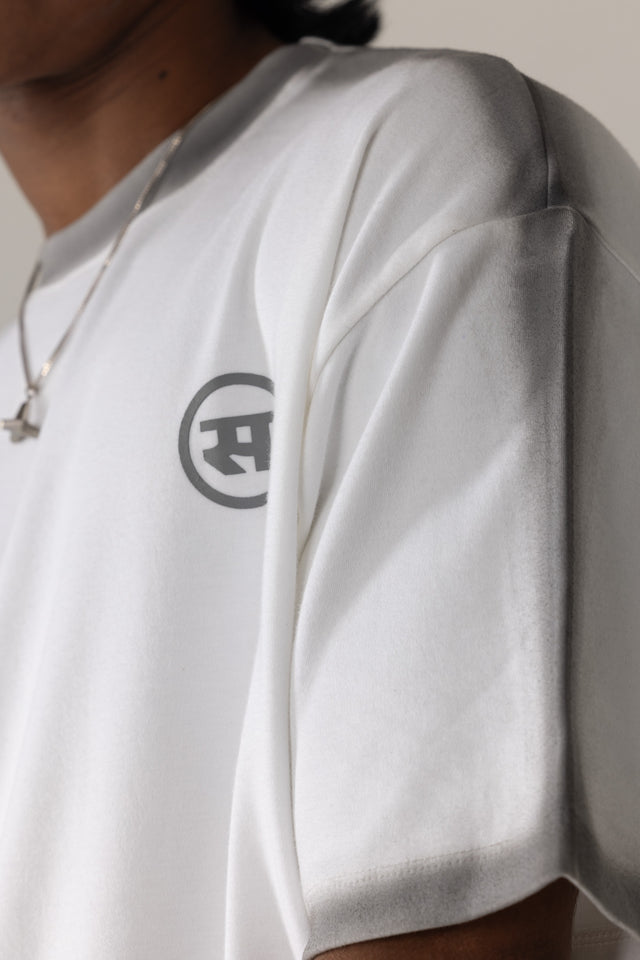 Airbrushed T-Shirt in White