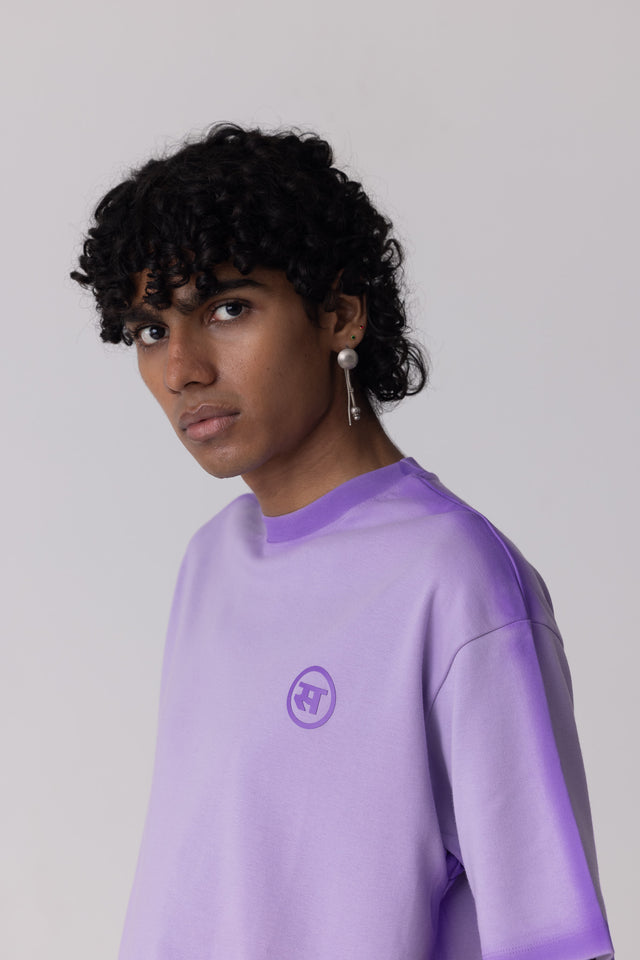Airbrushed T-shirt in Purple
