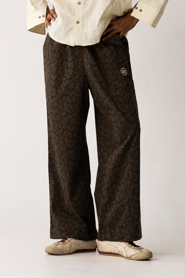 'Ivy' Jacquard-Woven Pants