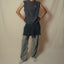Grey Knitted Cord Vest