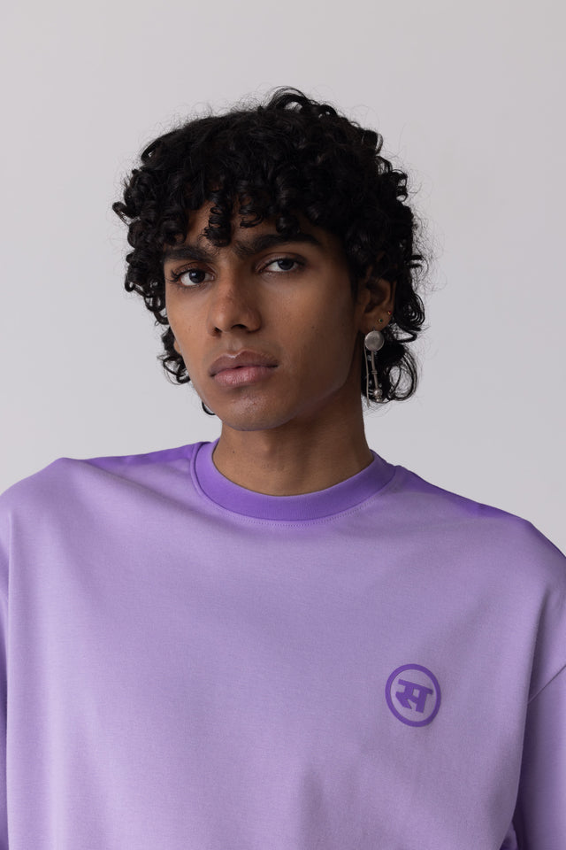 Airbrushed T-shirt in Purple