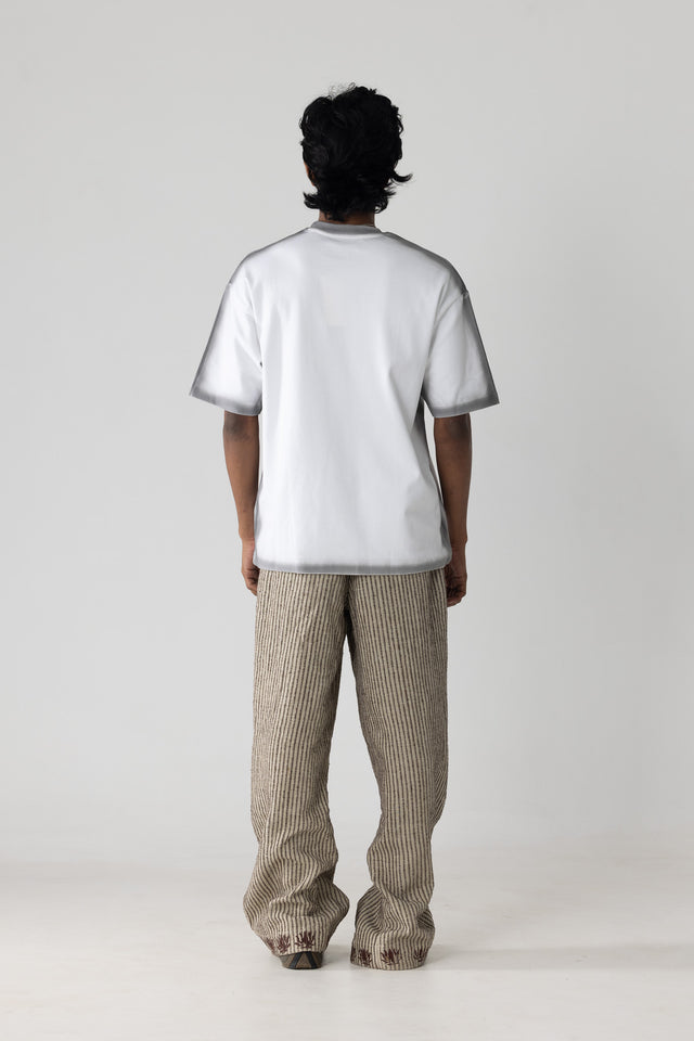 Airbrushed T-Shirt in White