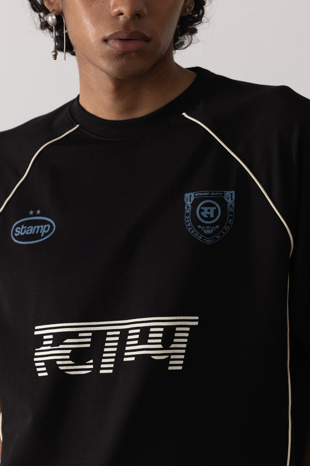Postage Jersey In Black