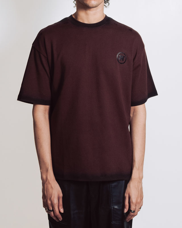 Airbrushed T-Shirt in Brown
