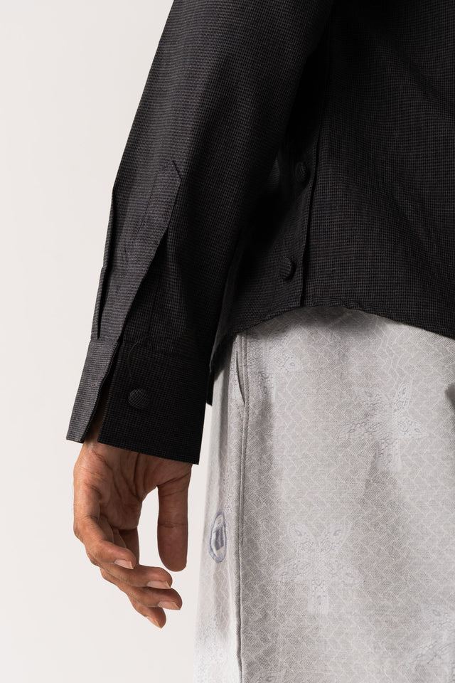 Kurta Shirt in Black