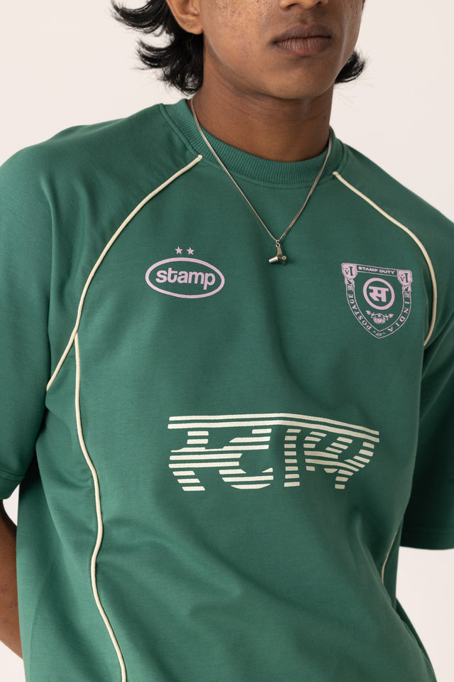 Postage Jersey In Green