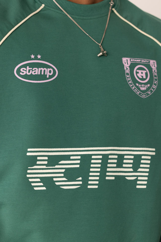 Postage Jersey In Green