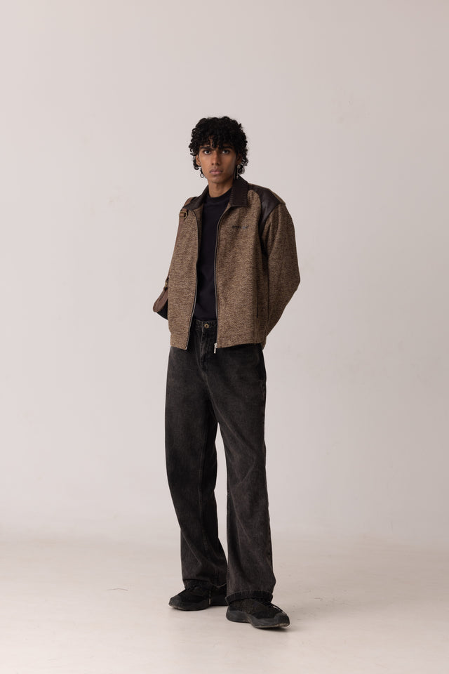 Almond Jute Linen Jacket