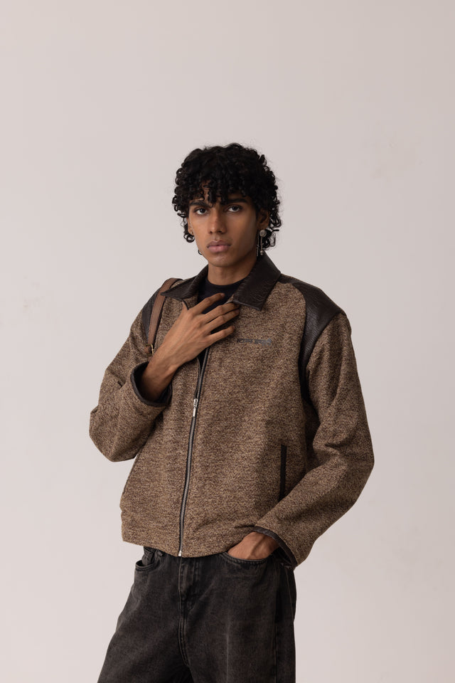 Almond Jute Linen Jacket