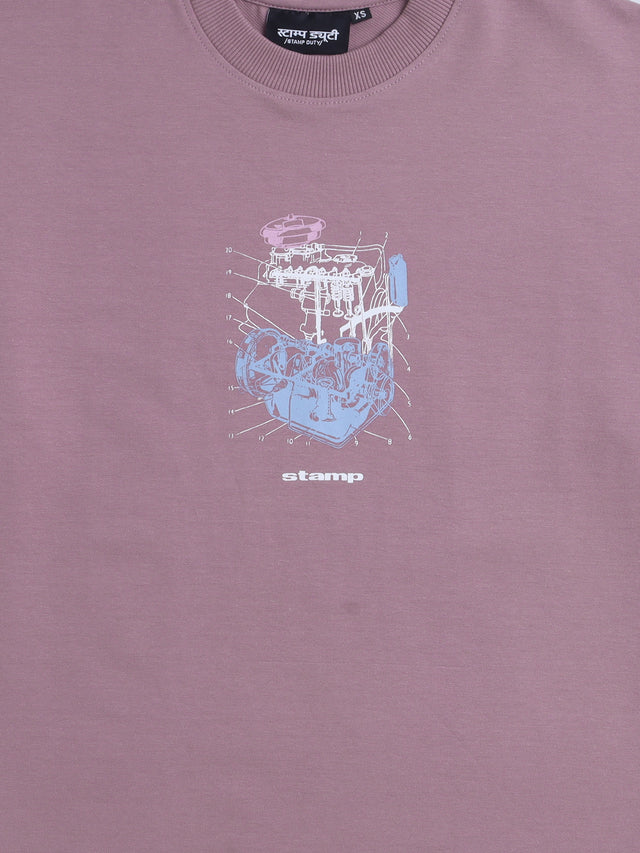 Padmini Matchbox Racer T-shirt in Mauve