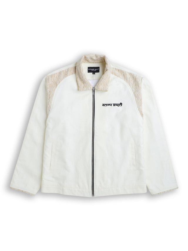 4 of 4 Jute Linen Jacket in White