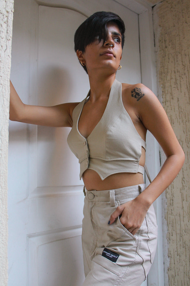 Gilet de costume court