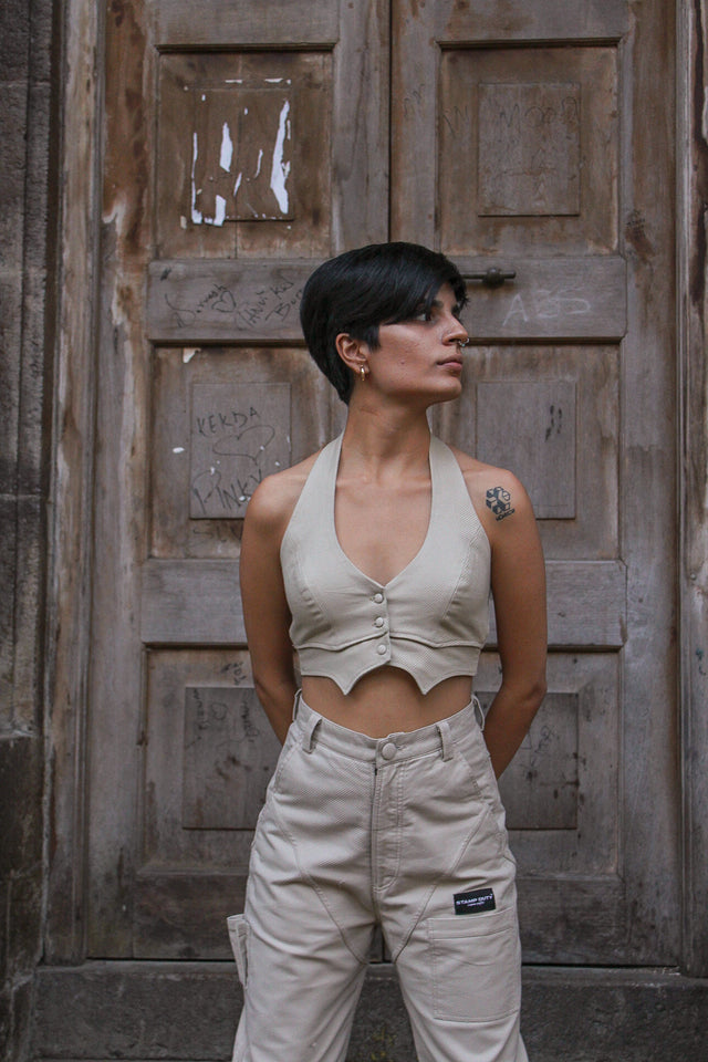 Gilet de costume court