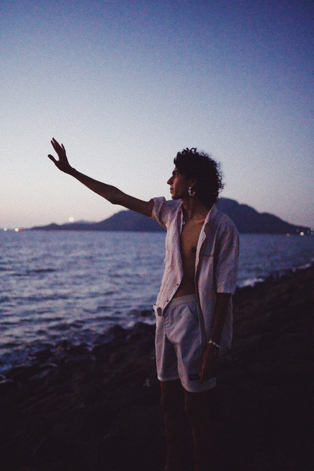 Printed Linen Shirt