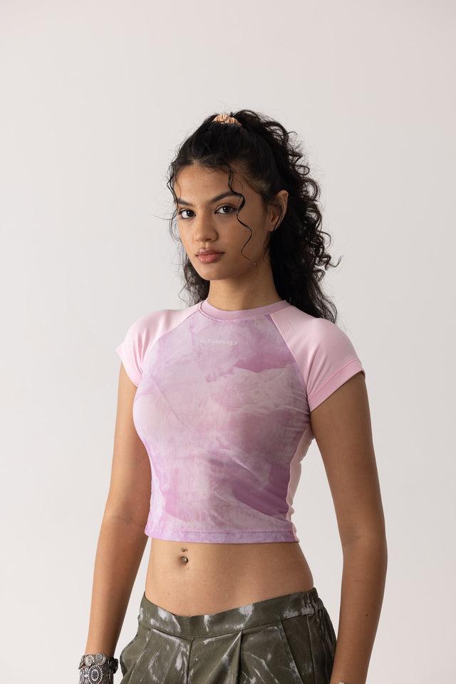 'Embrace' Baby Tee in Pink