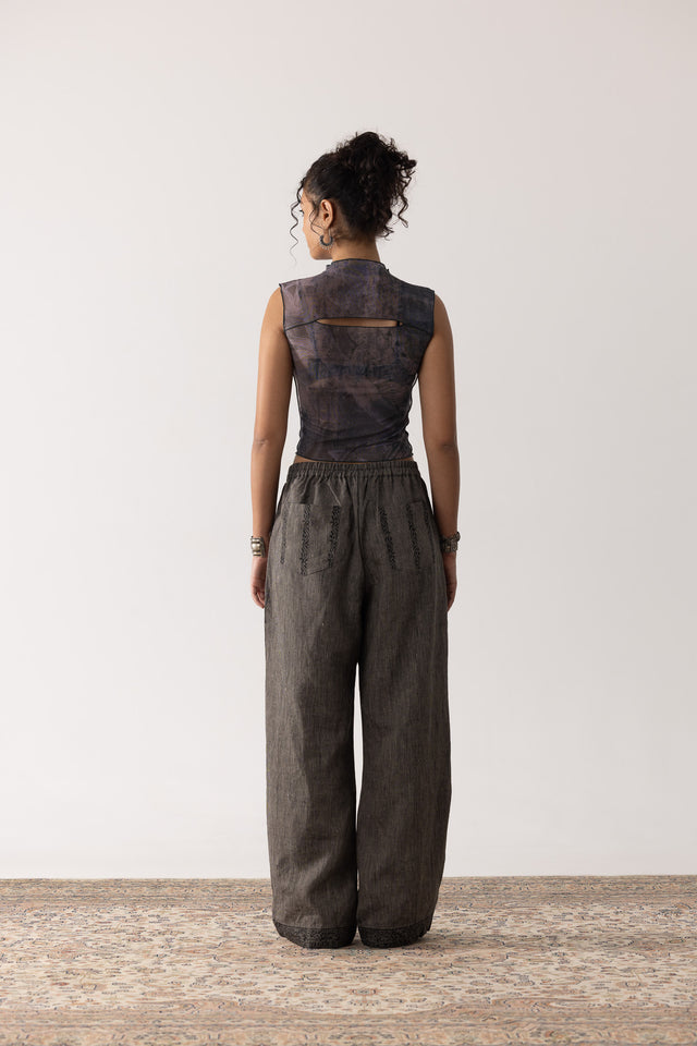 'Lush' Mesh Tank in Violet