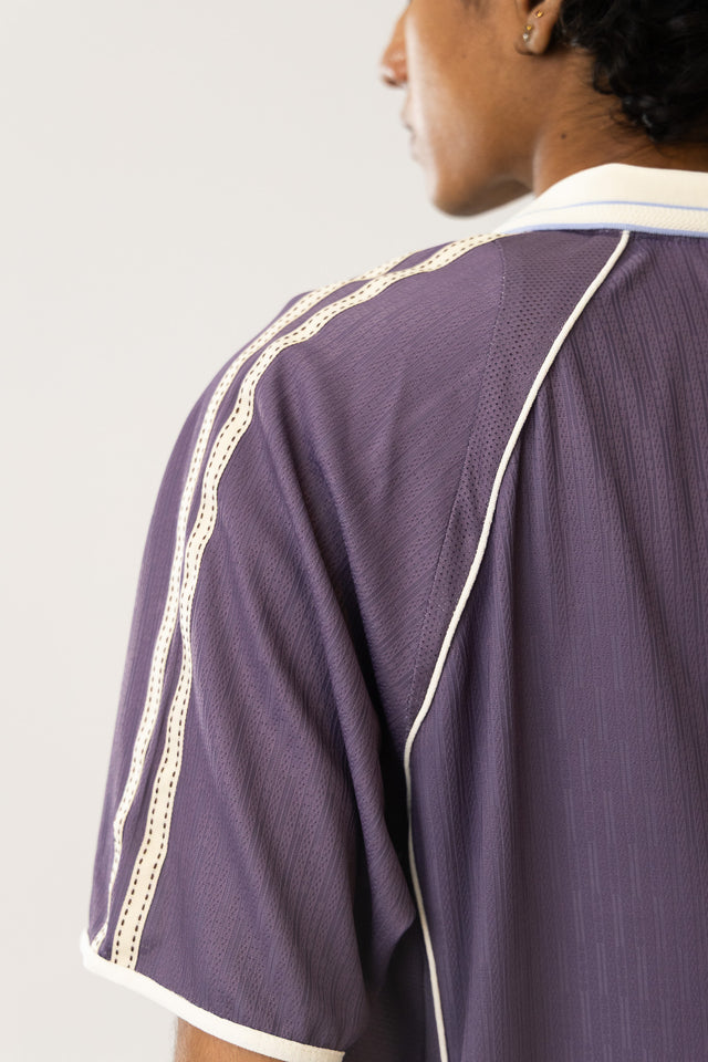 Lace Jersey In Purple
