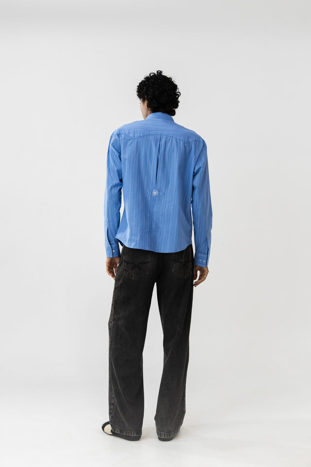 Two Tone Shirt in Blue