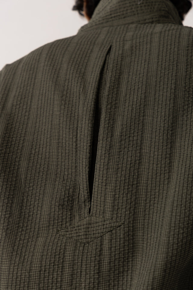 Kurta Shirt in Textured Green (5 of 5)
