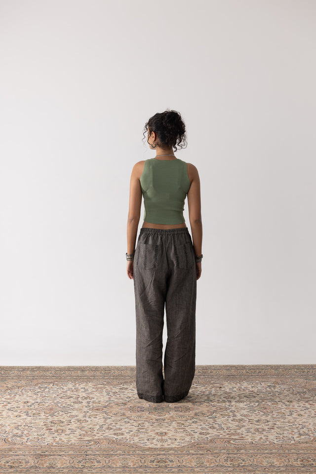 Tuck-Knit Tank in Pista