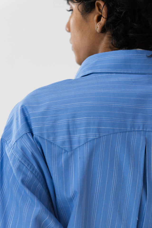 Two Tone Shirt in Blue