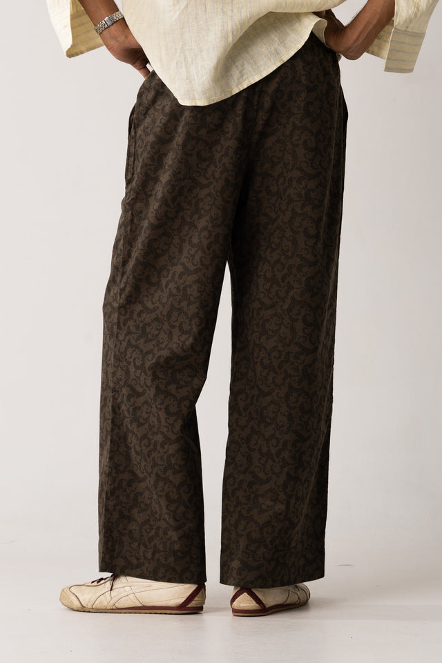 'Ivy' Jacquard-Woven Pants