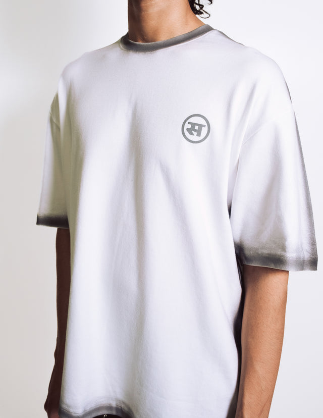 Airbrushed T-Shirt in White