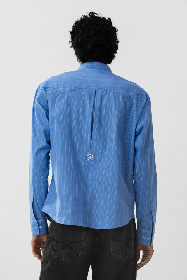 Two Tone Shirt in Blue