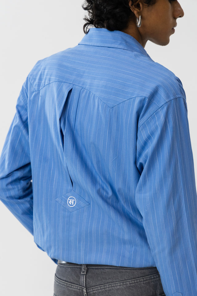 Two Tone Shirt in Blue