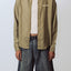 Oversized Linen Shirt in Olive Green