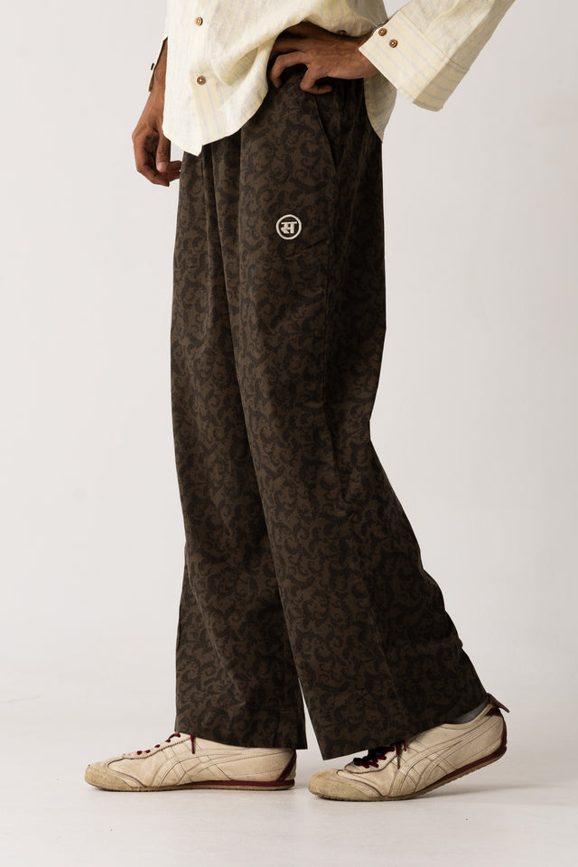 'Ivy' Jacquard-Woven Pants