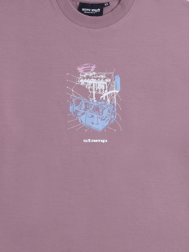 Padmini Matchbox Racer T-shirt in Mauve