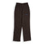 Pantalon coupe cheville en marron