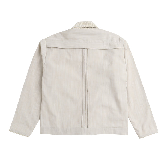 Jute Linen Jacket in Beige