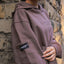 Utility Hoodie In Brown